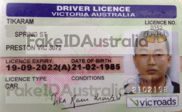 fake nsw drivers licence